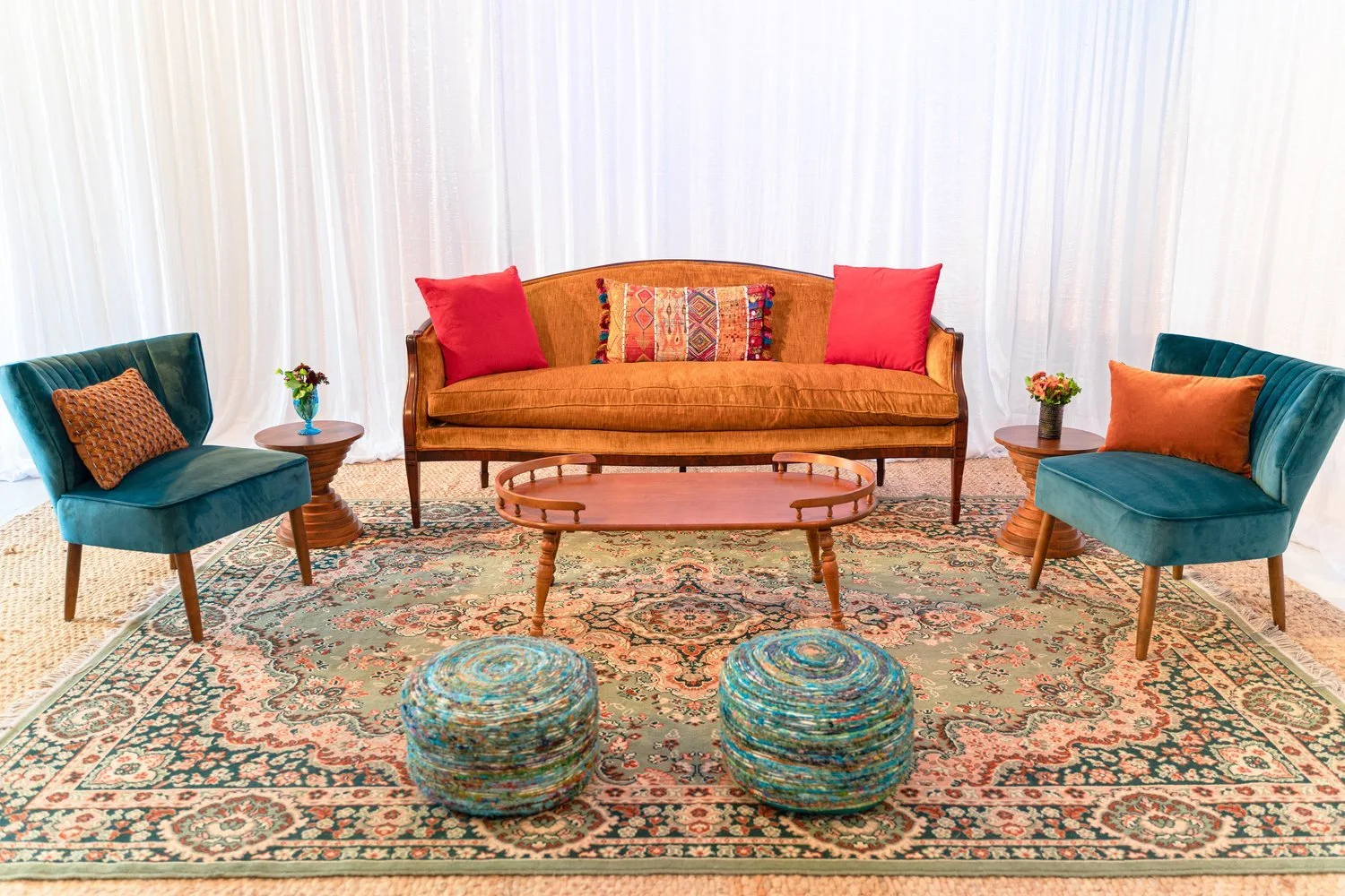 Vintage Furniture Sets — Austin Chair and Table Rental